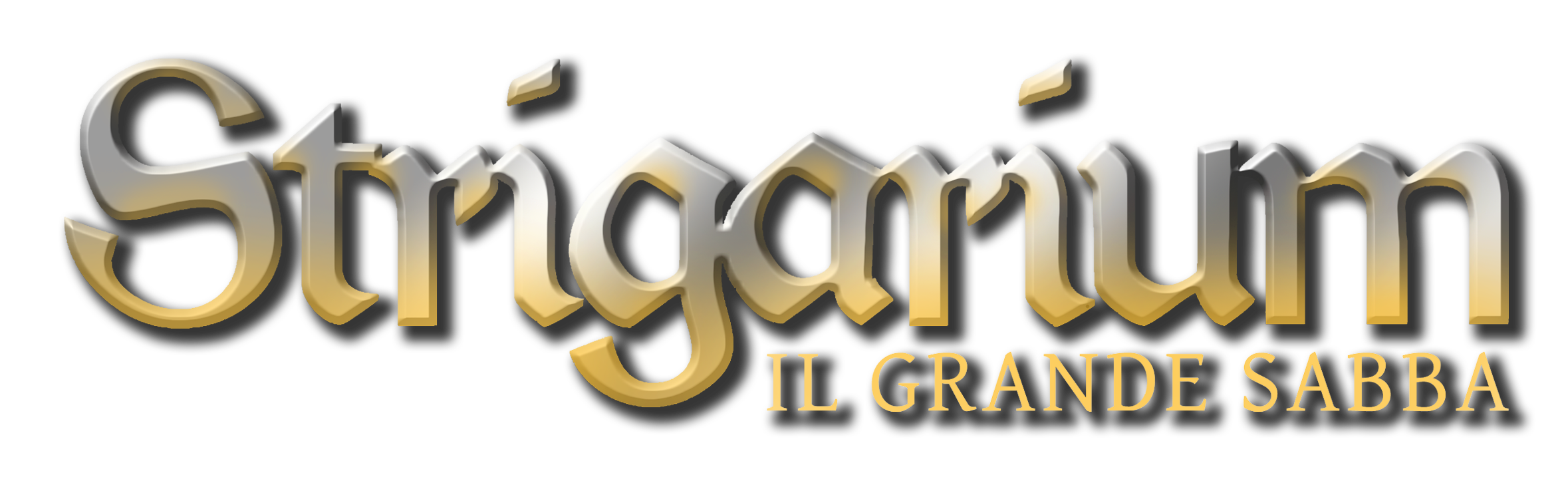 Strigarium - Il grande sabba - logo dorato